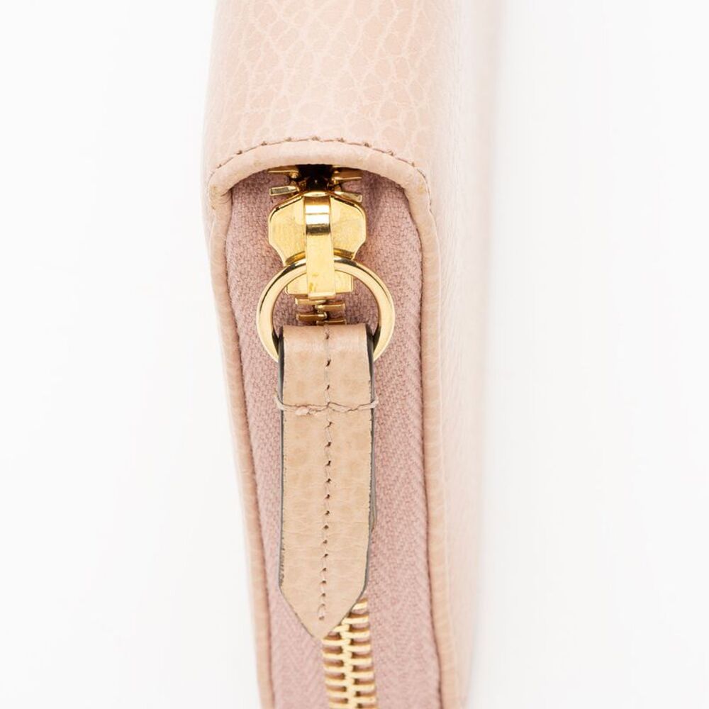 Gucci Leather GG Marmont Zip Around Wallet - Picture 8 of 12